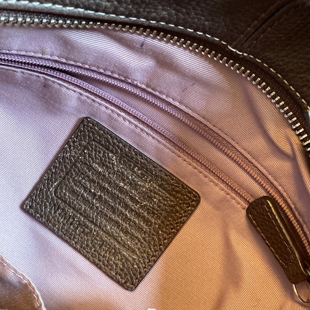 Coach Leather Bag with Adjustable Strap - Picture 10 of 13